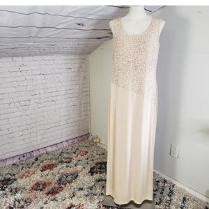 Joseph Ribkoff Elegant Cream Maxi Dress